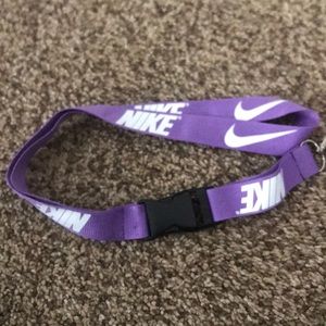 Purple Nike Lanyard